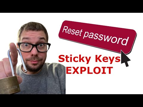 Use Sticky Keys To Reset ANY Windows Password (STIKCY KEYS HACK)