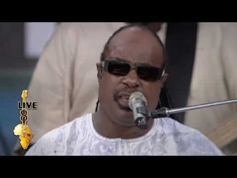 Stevie Wonder / Adam Levine - Signed Sealed Delivered (Live 8 2005)