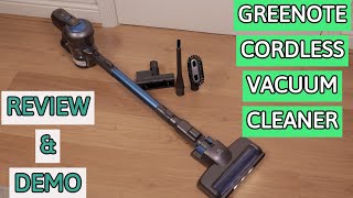 Greenote Cordless Vacuum Cleaner GSC50 Review & Demonstration