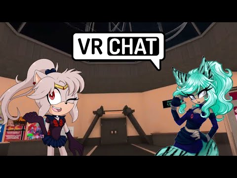 MORE CHANGES TO ADAPT?? Sailor Peace and Rosaria Spend Time at a Bar with Others - VRChat