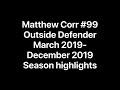 Matthew Corr 2019 soccer highlights- Yardley Makefield Soccer