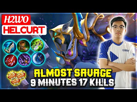 Almost SAVAGE, 9 Minutes 17 Kills [ H2wo Helcurt ] chair up lods - Mobile Legends