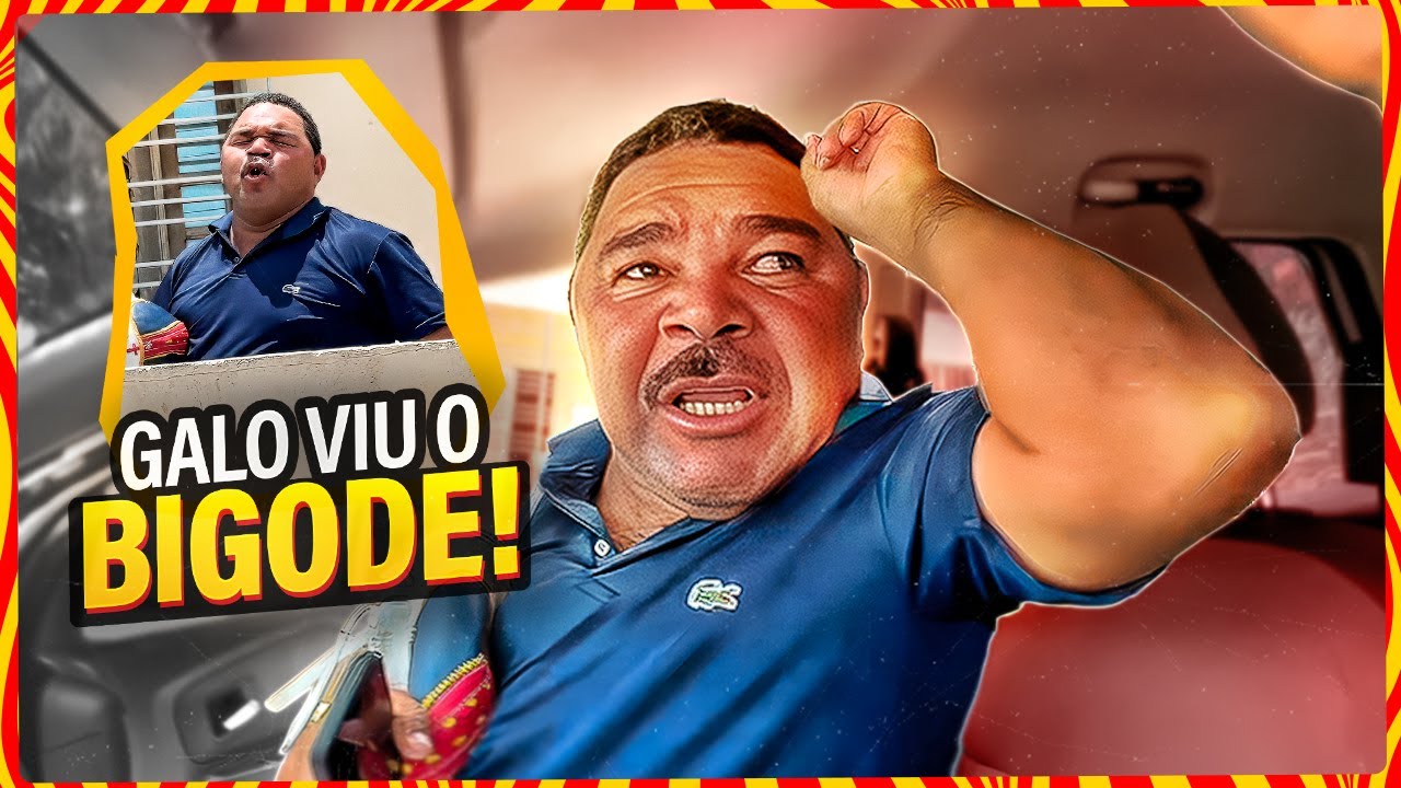VISH! GALO CEGO VIU SEU BIGODE RASPADO E ENLOUQUECEU! 😱🤣 | GALO CEGO