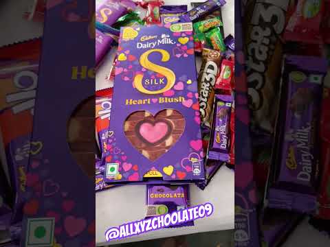 silk Cadbury heart 💗❤️ blush chocolate #shorts #youtubeshorts #trending