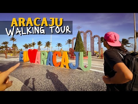 Primeiras impressões de Aracaju, Sergipe 2024 | Nosso Walking tour - passeio virtual 【4K 60fps】