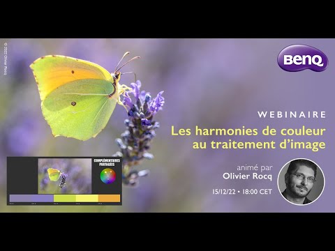 Webinar: Les harmonies de couleur au traitement d'image