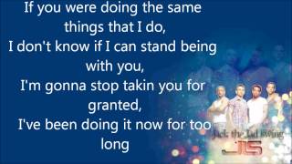 JLS- Apology Song, with lyrics