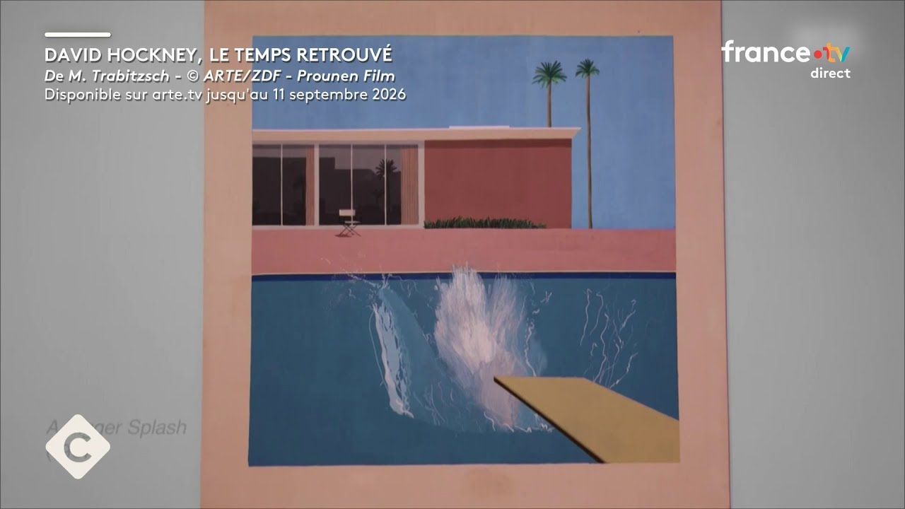 David Hockney : le grand bleu - L’Œil de Pierre Lescure