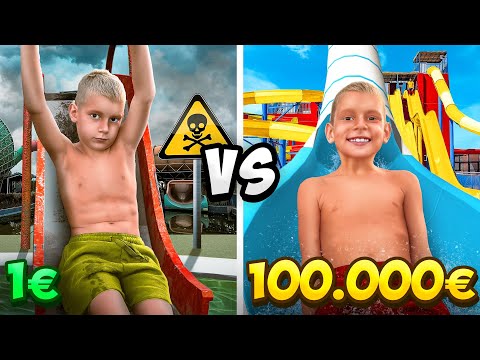 1€ VS 100,000€ AKVA PARK!