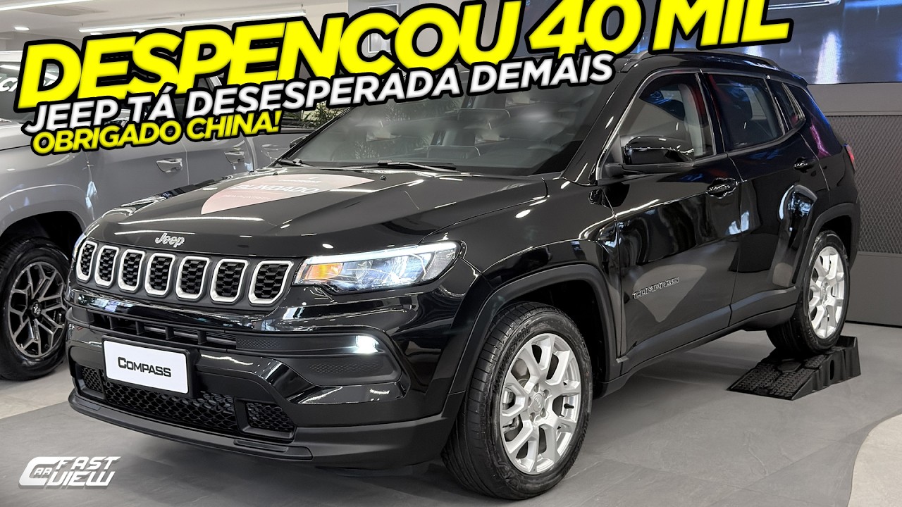 ADEUS TIGGO 7? NOVO JEEP COMPASS SPORT FICOU +BARATO QUE VW TERA E AVENGER! PREÇO JAMAIS VISTO!