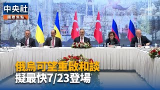 俄烏新一輪和談　澤倫斯基：預定7/23舉行
