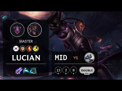 Lucian Mid vs Fizz - KR Master Patch 10.22