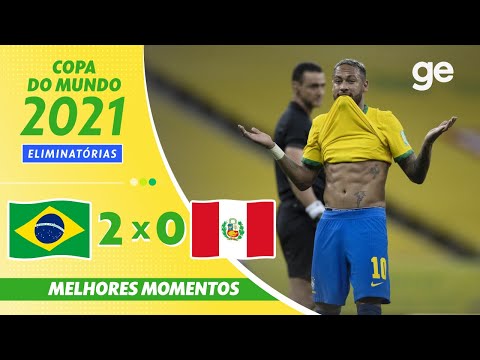 BRASIL 2 x 0 PERU | MELHORES MOMENTOS | 10ª RODADA ELIMINATÓRIAS DA COPA | ge.globo
