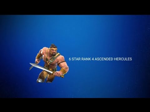 6 STAR RANK 4 ASCENDED HERCULES GAMEPLAY