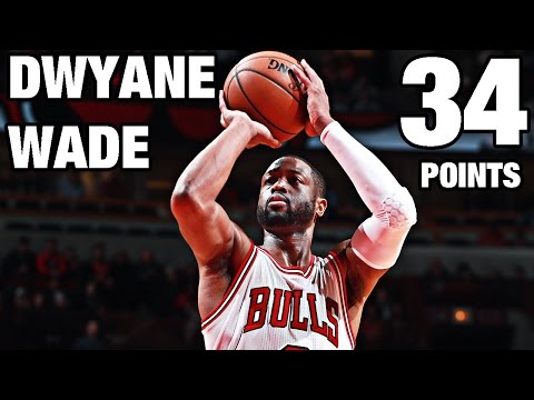 Dwyane Wade 34 Points vs Portland | 12.05.16