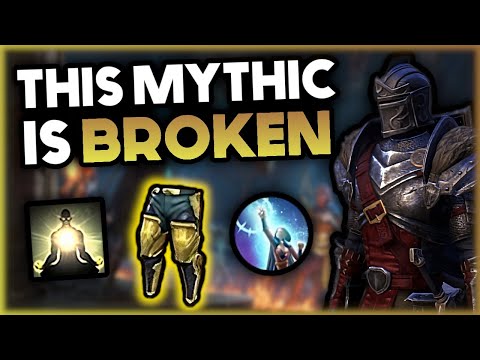 This New Tanking Mythic is Broken - Esoteric Environment Greaves | Elder Scrolls Online - Necrom PTS