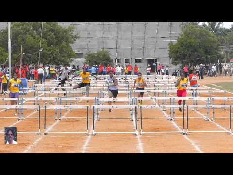 GIRLS U 18  100m HURDLES FINAL. TAMIL NADU JUNIOR OPEN ATHLETICS CHAMPIONSHIPS-2014