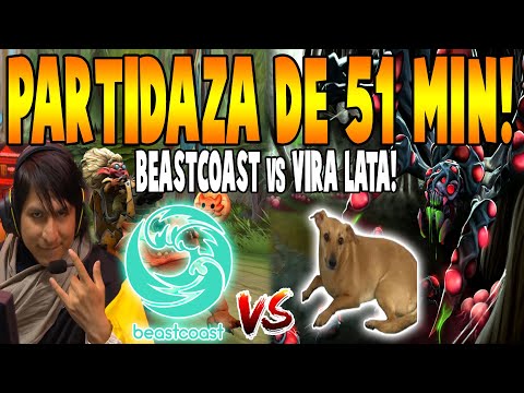 BEASTCOAST vs VIRA LATA [BO2] - Partidaza De 51 Min! - The Great American Rivalry DOTA 2