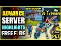 ADVANCE SERVER HIGHLIGHTS FREE FIRE New Update Review FREE FIRE
