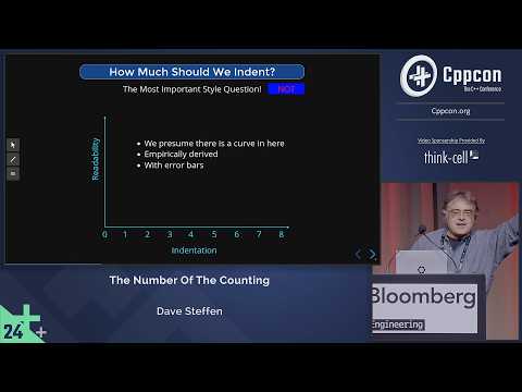 Lightning Talk: How Far Should You Indent Your Code? - The Number Of The Counting - Dave Steffen