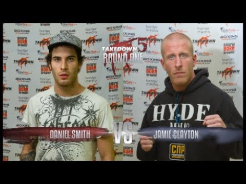 MMA Fight Jamie Clayton Vs Daniel Smith Takedown 5 Manchester Sugden Sports Centre