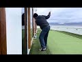 Learn to use proper footwork to avoid EARLY EXTENSION! Golf Lessons aboard the CROWN PRINCESS cruise