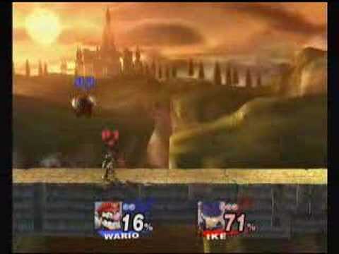 SSBB wifi Ike(Arkerus) VS Wario(J-Kun)