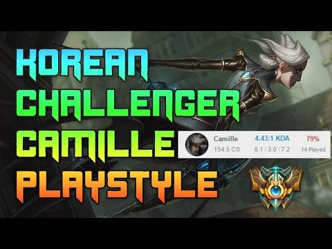 How The Rank 32 Korean Challenger Player Is Playing Camille Differently (79% WinRate)
