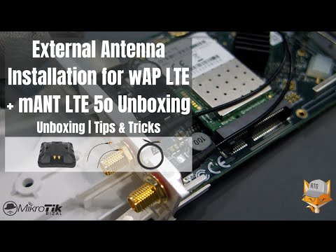 MIKROTIK MTAO-LTE-5D-SQ Mikrotik mANT LTE 5o - 5dBi LTE antena su 2 x SMA jungtimis video