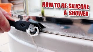 How to PROPERLY Re-Silicone a Shower?