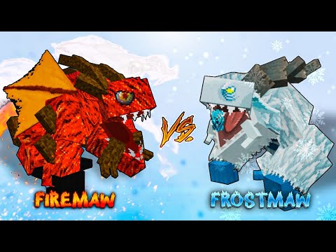 FIREMAW vs FROSTMAW | MINECRAFT
