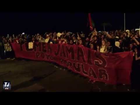 |TJ +| Terceiro ato contra Temer em Florianópolis