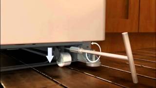 How to Align Doors on a French Door Refrigerator with Adjustable Rollers