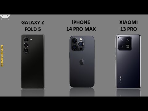 Galaxy Z Fold 5 vs iPhone 14 Pro Max vs Xiaomi 13 Pro - Comparison