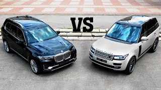 BMW X7 против Range Rover - супер тест!