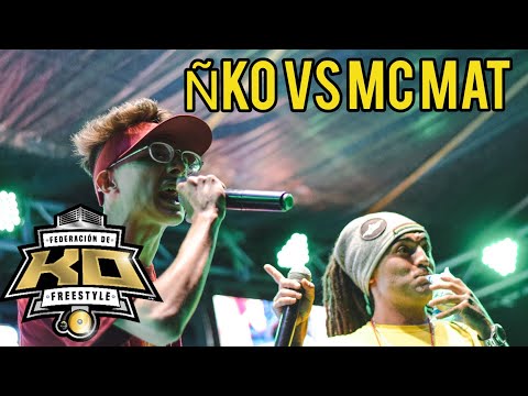 ÑKO vs MC MAT 🔥4K Batallón😱 | KO FEDERACIÓN DE FREESTYLE 🇨🇴 | Jornada 5 | Liga Colombiana