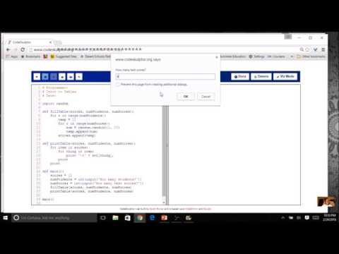 Python Chapter 7 Tables