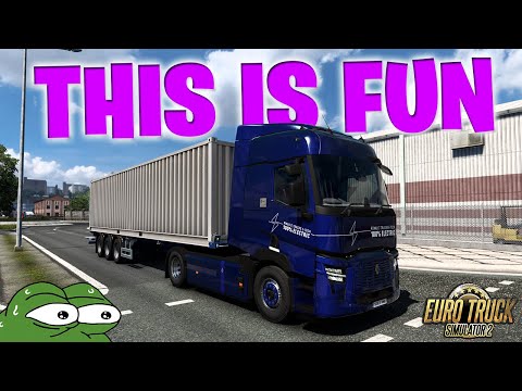 I Tried Euro Truck Simulator 2 For The FIRST Time!