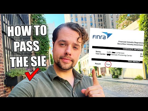 HOW TO PASS THE SECURITIES INDUSTRY ESSENTIALS (SIE) & HOW I PASSED !  #SIE #securitiesinstituteexam