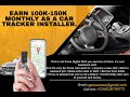 What Car Tracker Installation Is All About