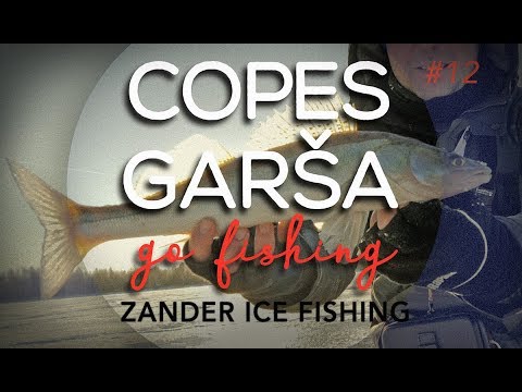 Copes Garša # 12 - Zander Ice Fishing - [LAT] [RUS] [ENG]  Subs