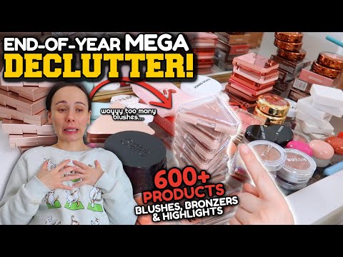 THE BIGGEST BRONZER, BLUSH, HIGHLIGHTER COLLECTION EVER!! LET'S DECLUTTER
