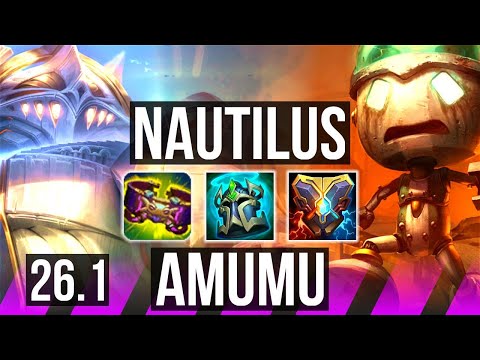 NAUTILUS & Draven vs AMUMU & Karthus (SUP) | EUW Master | 26.1