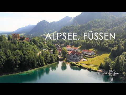 Alpsee in der Nähe der Königsschlösser Hohenschwangau und Neuschwanstein, Füssen