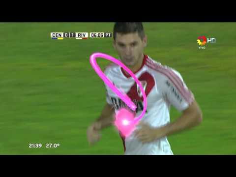 Gol de Alario. Rosario Central 0 - River 1 | Primera División 2016 - Fecha 04