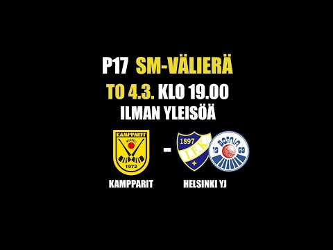 P17 Välierä Kampparit - Helsinki Yhteisjoukkue to 4.3.2021 klo 19.00