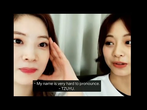 Learn how to pronounce Tzuyu’s name with Kim Dahyun