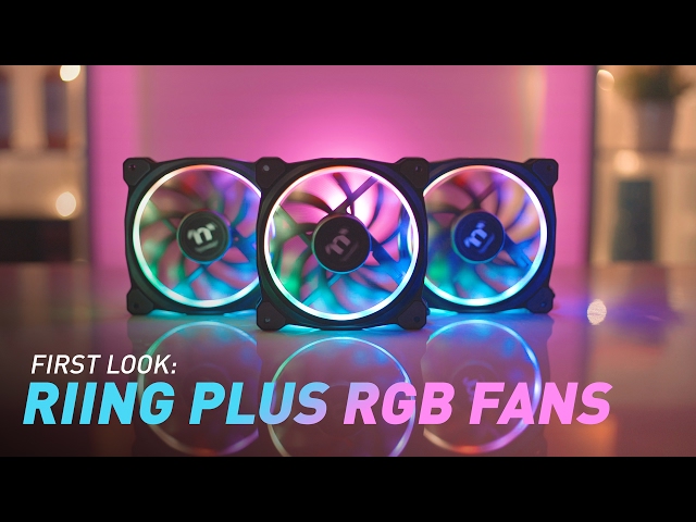 Video Teaser für First Look: Thermaltake Riing Plus 16.8m RGB Fans