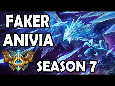 SKT T1 Faker Anivia vs Karma MID Ranked Challenger Korea
