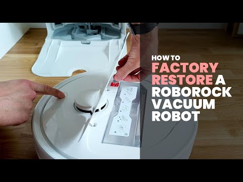 How to Factory Reset a Roborock Vacuum Cleaner Robot (Q Revo)